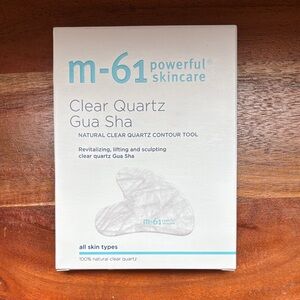 Bluemercury m-61 Clear Quartz Gua Sha Facial Contour Tool
